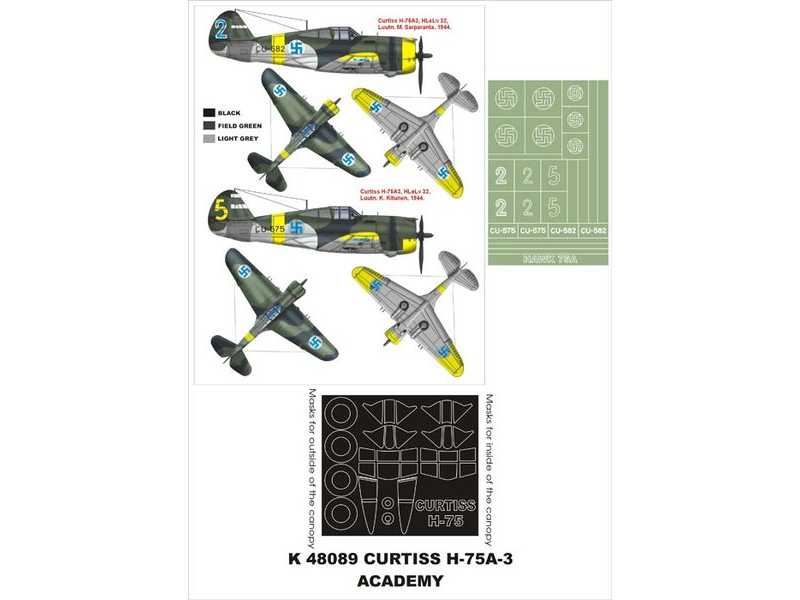 Curtiss H-75A-3 Academy - zdjęcie 1 Curtiss H-75A-3 Academy - zdjęcie 1