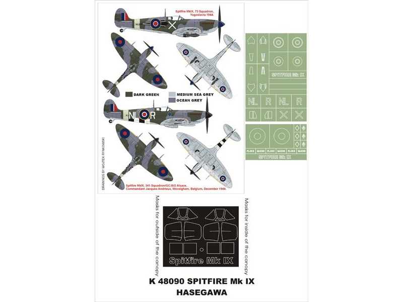 Spitfire MkIX Hasegawa - zdjęcie 1 Spitfire MkIX Hasegawa - zdjęcie 1