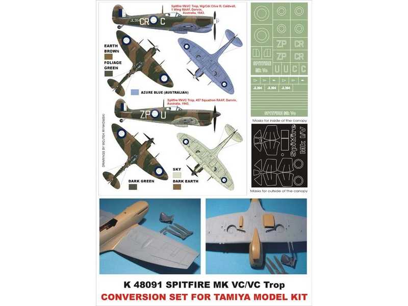 Spitfire MkVC TAMIYA - zdjęcie 1