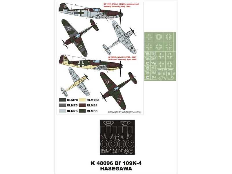 Bf 109K-4 Hasegawa - zdjęcie 1