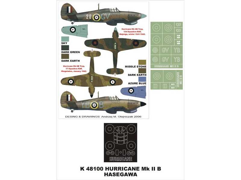 Hurricane MkIIB Hasegawa - zdjęcie 1