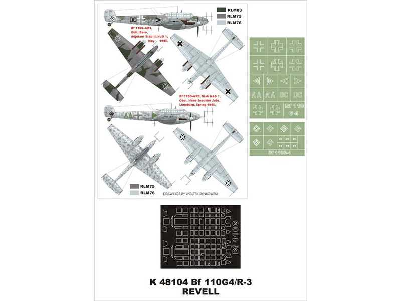 Bf 110G-4/R3 Revell - zdjęcie 1 Bf 110G-4/R3 Revell - zdjęcie 1
