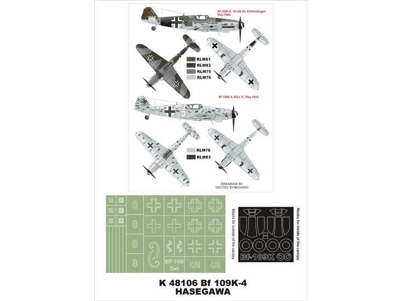 Bf 109K-4 Hasegawa - zdjęcie 1 Bf 109K-4 Hasegawa - zdjęcie 1