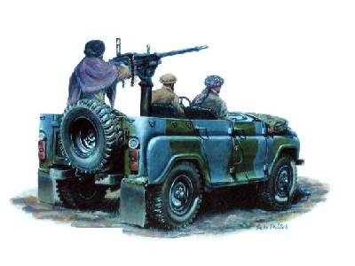 UAZ 469 z karabinem maszynowym KPV 14,5mm - zdjęcie 1