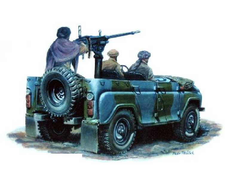 UAZ 469 z karabinem maszynowym KPV 14,5mm - zdjęcie 1