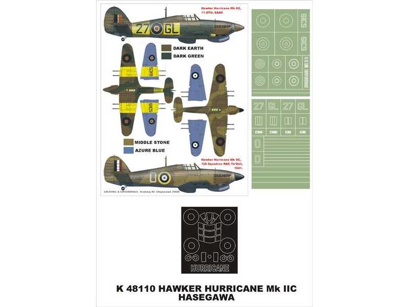 Hurricane MkIIC Hasegawa - zdjęcie 1 Hurricane MkIIC Hasegawa - zdjęcie 1