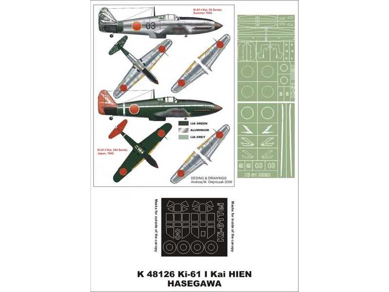 Ki-61-I Kai Hien Hasegawa - zdjęcie 1 Ki-61-I Kai Hien Hasegawa - zdjęcie 1