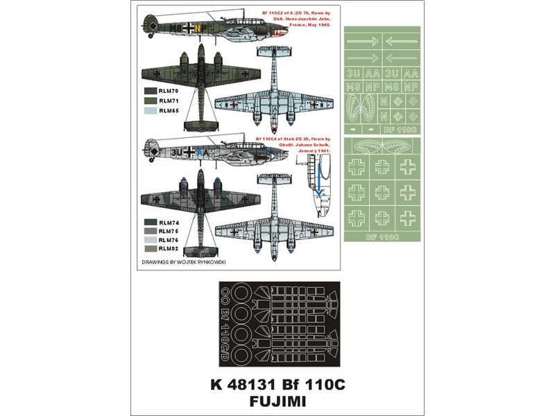 Bf 110C FUJIMI - zdjęcie 1 Bf 110C FUJIMI - zdjęcie 1
