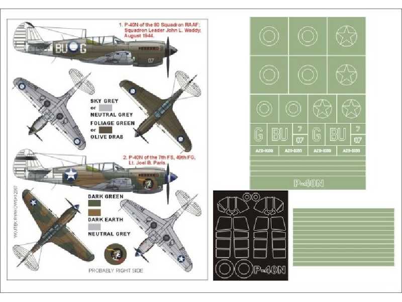 P-40N HASEGAWA - zdjęcie 1