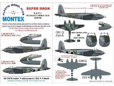 DH 98 MOSQUITO NF II &amp; VI  Tamiya - zdjęcie 1