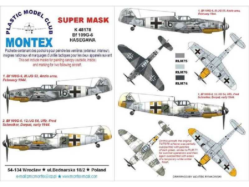 Bf 109G-6 HASEGAWA - zdjęcie 1 Bf 109G-6 HASEGAWA - zdjęcie 1