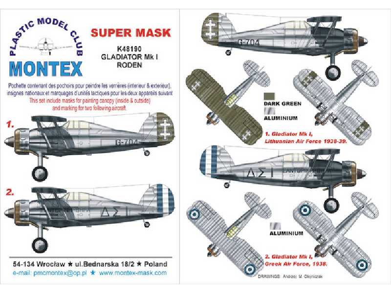 GLOSTER GLADIATOR MkI RODEN - zdjęcie 1 GLOSTER GLADIATOR MkI RODEN - zdjęcie 1