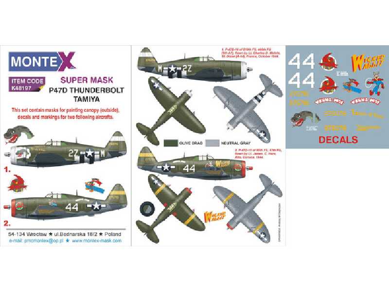 P-47D RAZORBACK TAMIYA - zdjęcie 1 P-47D RAZORBACK TAMIYA - zdjęcie 1