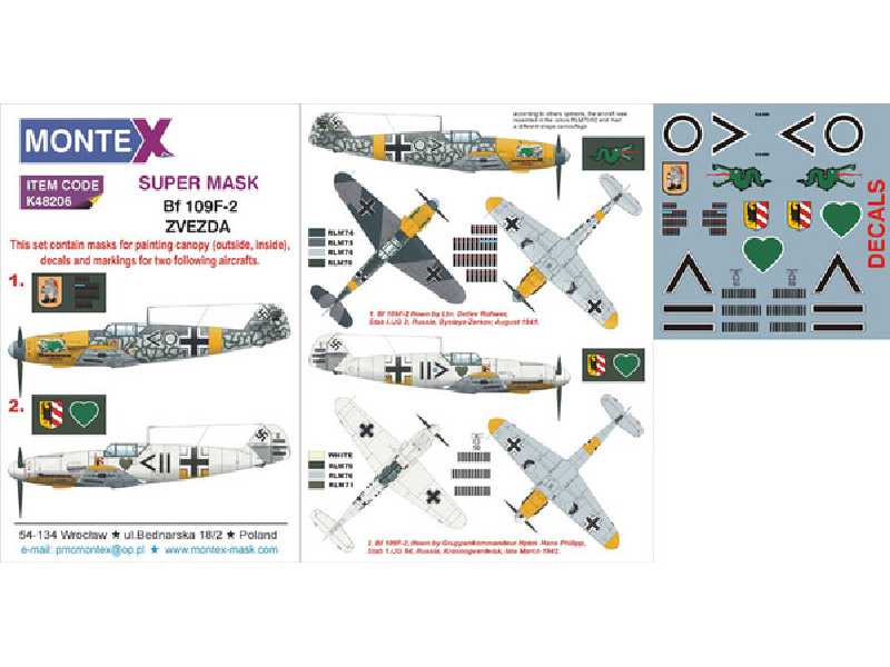 Bf 109F-2 ZVEZDA - zdjęcie 1