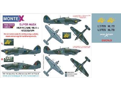 HURRICANE Mk Iic HASEGAWA - zdjęcie 1