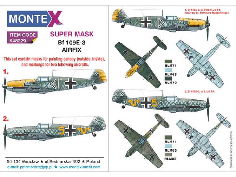 Bf 109E-3 AIRFIX - zdjęcie 1 Bf 109E-3 AIRFIX - zdjęcie 1