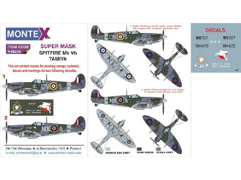 SPITFIRE Mk Vb TAMIYA - zdjęcie 1 SPITFIRE Mk Vb TAMIYA - zdjęcie 1