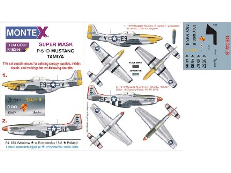 P-51D MUSTANG TAMIYA - zdjęcie 1 P-51D MUSTANG TAMIYA - zdjęcie 1