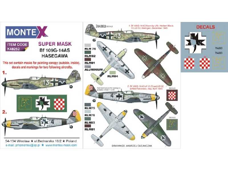 Bf 109G-14AS HASEGAWA - zdjęcie 1 Bf 109G-14AS HASEGAWA - zdjęcie 1