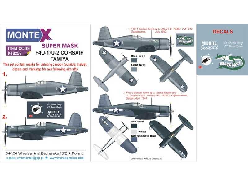 F4U-1 CORSAIR TAMIYA - zdjęcie 1 F4U-1 CORSAIR TAMIYA - zdjęcie 1