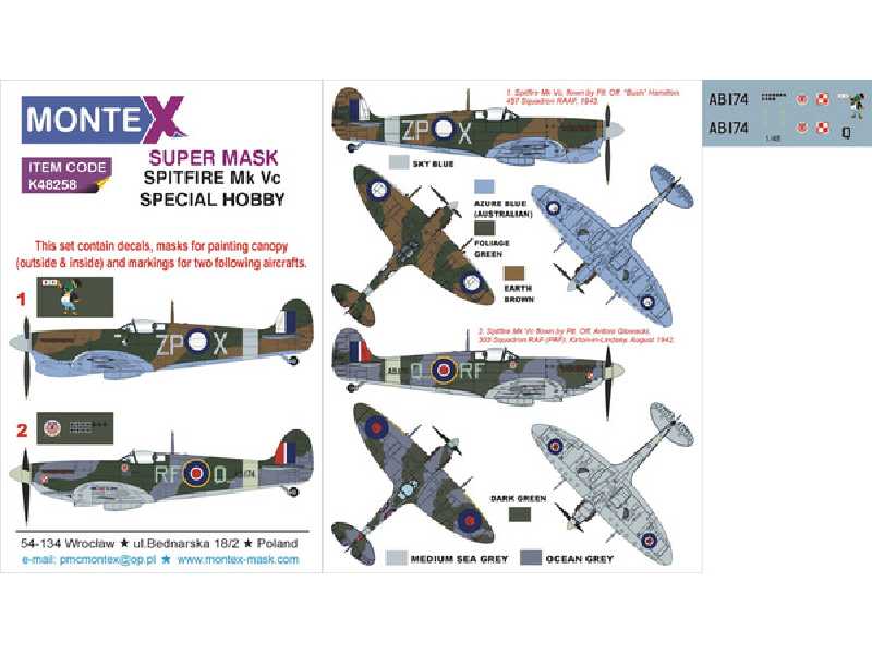 Spitfire Mk.Vc (SPECIAL HOBBY) - zdjęcie 1 Spitfire Mk.Vc (SPECIAL HOBBY) - zdjęcie 1