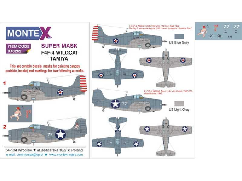 F4F-4 Wildcat (Tamiya) - zdjęcie 1 F4F-4 Wildcat (Tamiya) - zdjęcie 1