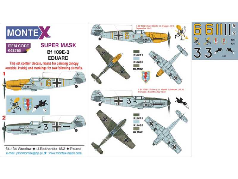 Bf 109E-3  (Eduard) - zdjęcie 1