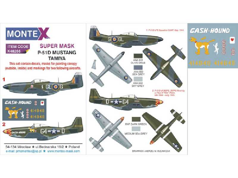 P-51D Mustang TAMIYA - zdjęcie 1 P-51D Mustang TAMIYA - zdjęcie 1