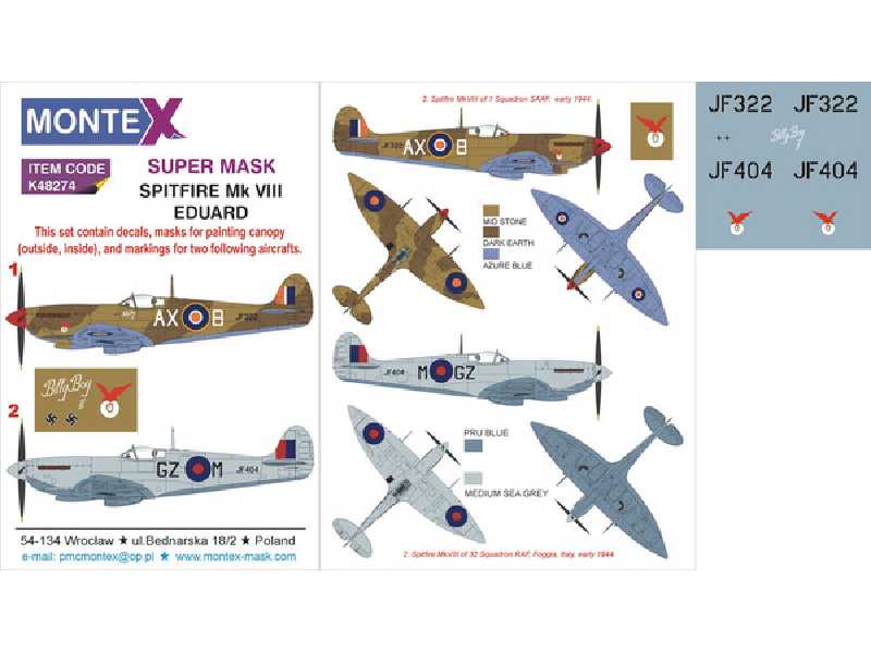 Spitfire Mk.VIII EDUARD - zdjęcie 1 Spitfire Mk.VIII EDUARD - zdjęcie 1