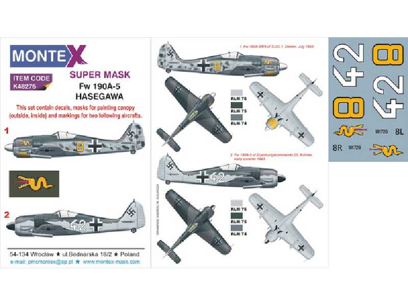 FW 190A-5 HASEGAWA - zdjęcie 1 FW 190A-5 HASEGAWA - zdjęcie 1