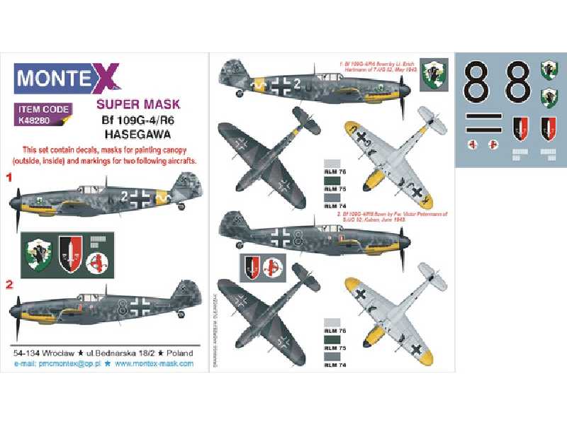 Bf 109G-4 HASEGAWA - zdjęcie 1 Bf 109G-4 HASEGAWA - zdjęcie 1