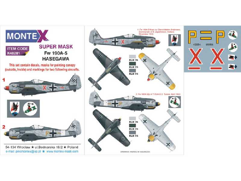 Fw 190A-5 HASEGAWA - zdjęcie 1 Fw 190A-5 HASEGAWA - zdjęcie 1