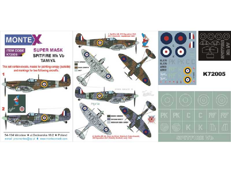 Spitfire Mk .V b (Tamiya) - zdjęcie 1 Spitfire Mk .V b (Tamiya) - zdjęcie 1