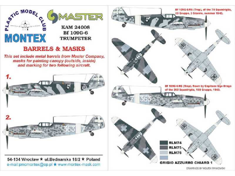 Bf 109G-6 TRUMPETER - zdjęcie 1 Bf 109G-6 TRUMPETER - zdjęcie 1