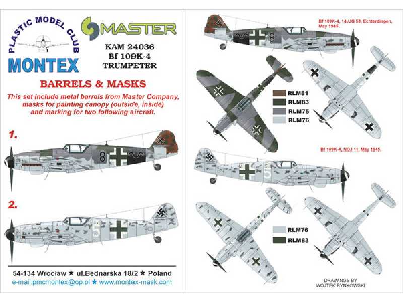 Bf 109K-4 TRUMPETER - zdjęcie 1 Bf 109K-4 TRUMPETER - zdjęcie 1