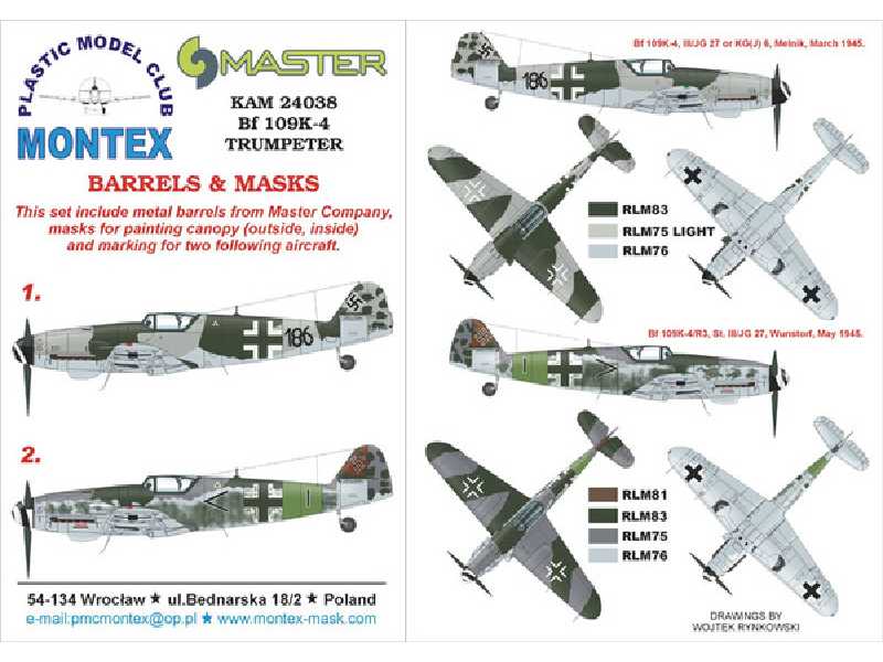 Bf 109K-4 TRUMPETER - zdjęcie 1 Bf 109K-4 TRUMPETER - zdjęcie 1