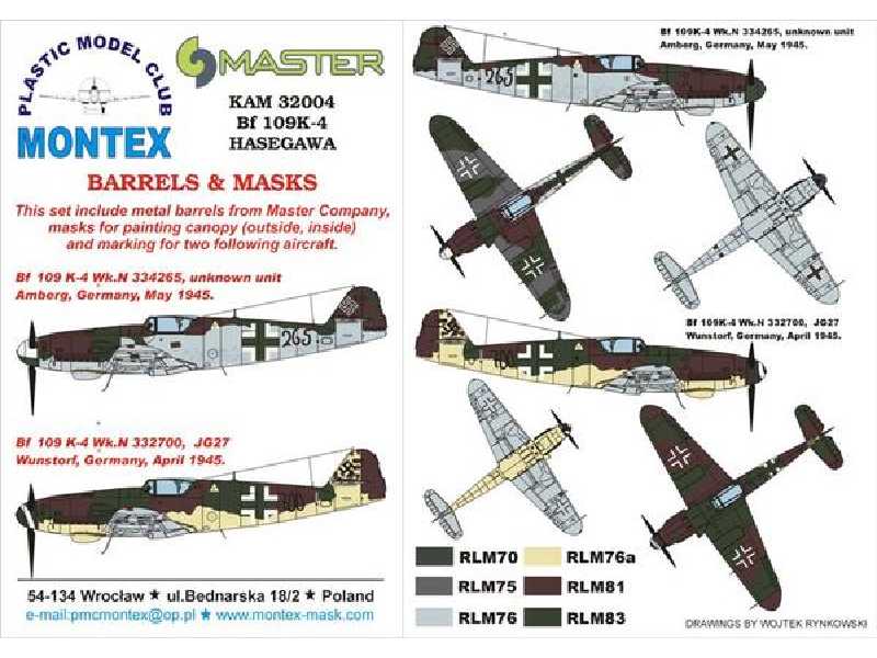 Bf 109 K-4 Hasegawa - zdjęcie 1