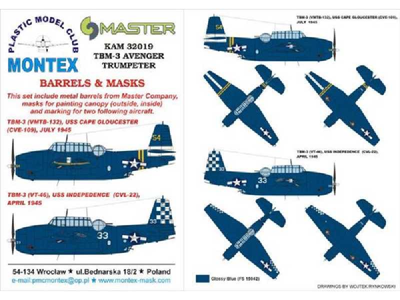 TBF-3 Avenger Trumpeter - zdjęcie 1 TBF-3 Avenger Trumpeter - zdjęcie 1