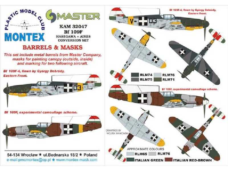 Bf 109F HASEG + AIRES - zdjęcie 1 Bf 109F HASEG + AIRES - zdjęcie 1