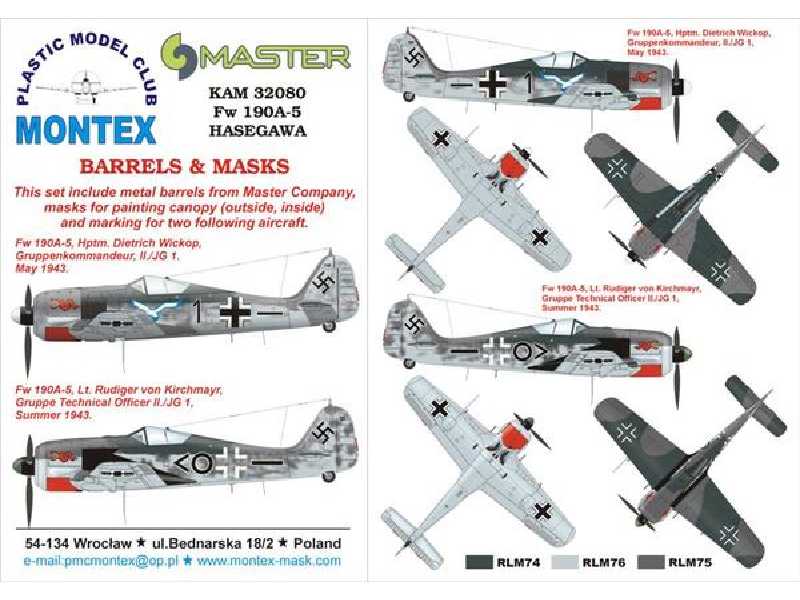 Fw 190A-5 Hasegawa - zdjęcie 1 Fw 190A-5 Hasegawa - zdjęcie 1