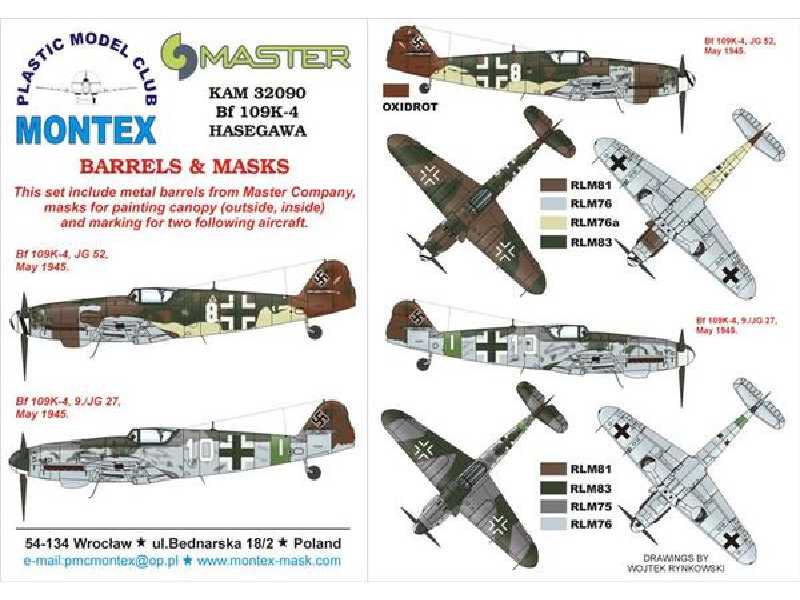 Bf 109K-4 Hasegawa - zdjęcie 1