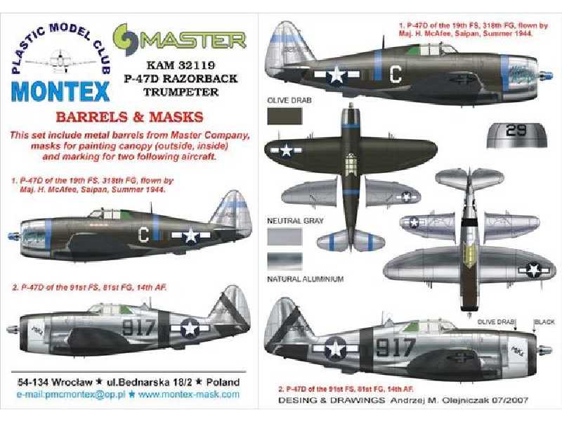 P-47D Razorback TRUMPETER - zdjęcie 1 P-47D Razorback TRUMPETER - zdjęcie 1