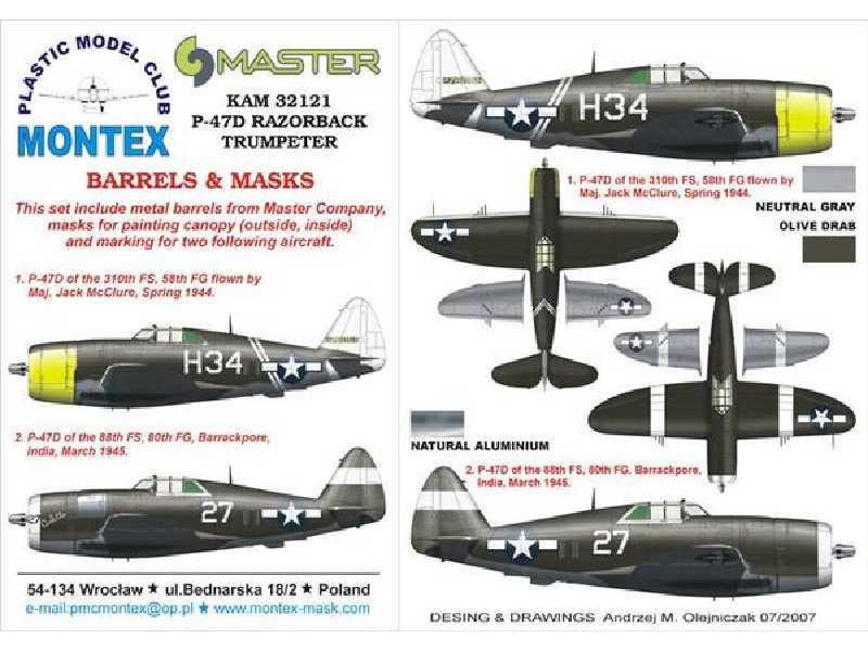 P-47D Razorback TRUMPETER - zdjęcie 1 P-47D Razorback TRUMPETER - zdjęcie 1
