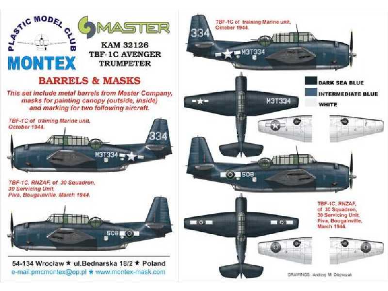 TBF-1C Avenger TRUMPETER - zdjęcie 1 TBF-1C Avenger TRUMPETER - zdjęcie 1