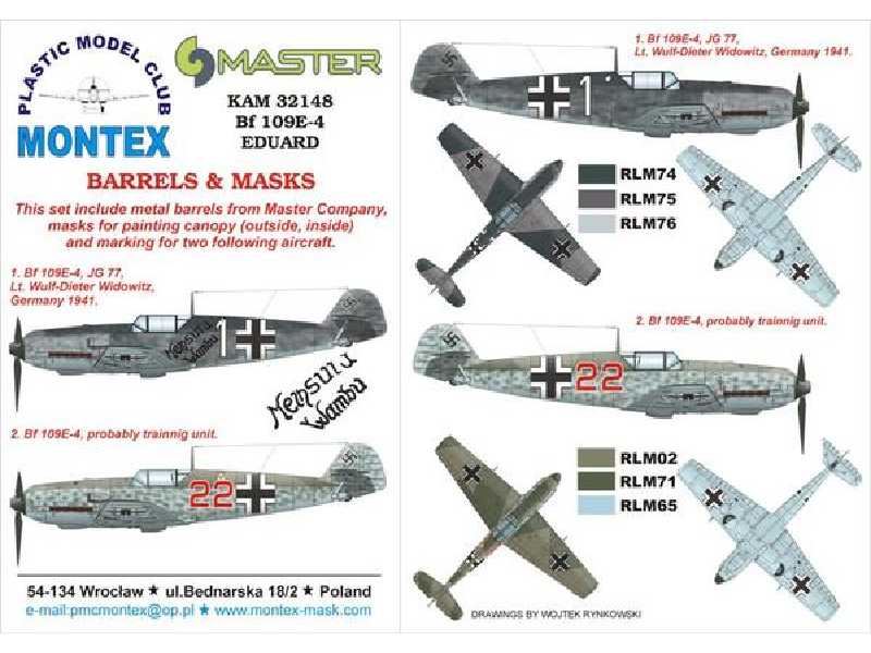 Bf 109E-4 Eduard - zdjęcie 1 Bf 109E-4 Eduard - zdjęcie 1