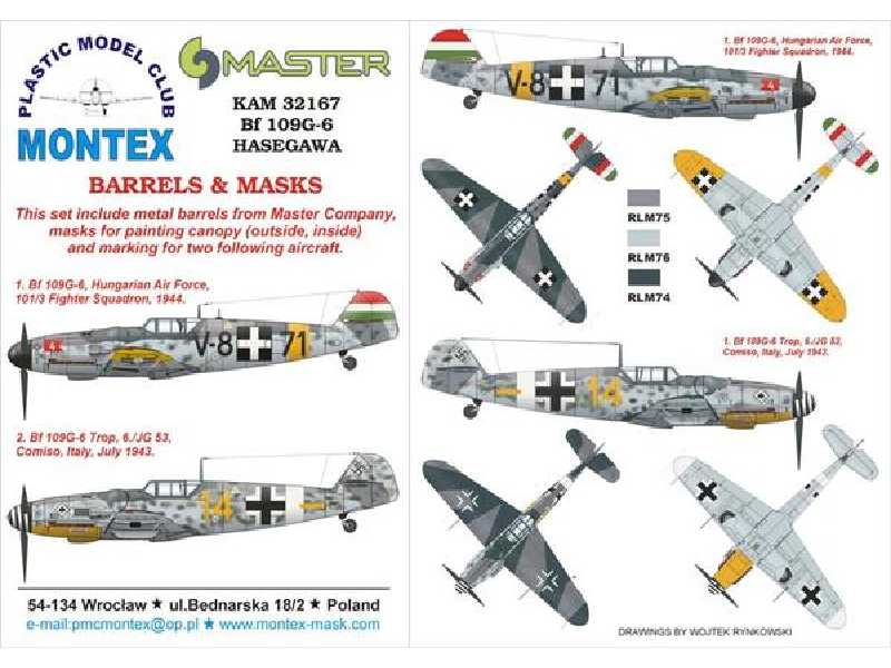 Bf 109G-6 HASEGAWA - zdjęcie 1 Bf 109G-6 HASEGAWA - zdjęcie 1