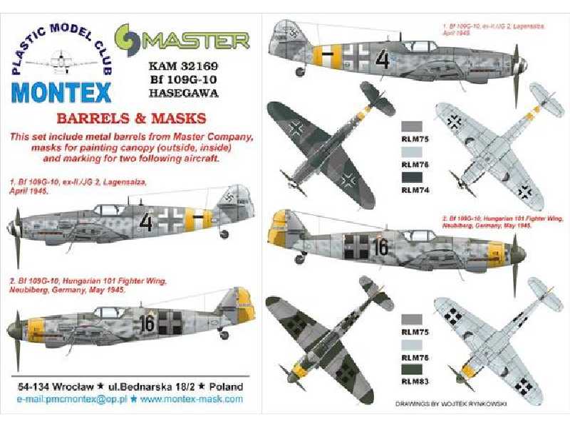 Bf 109G-10 HASEGAWA - zdjęcie 1 Bf 109G-10 HASEGAWA - zdjęcie 1