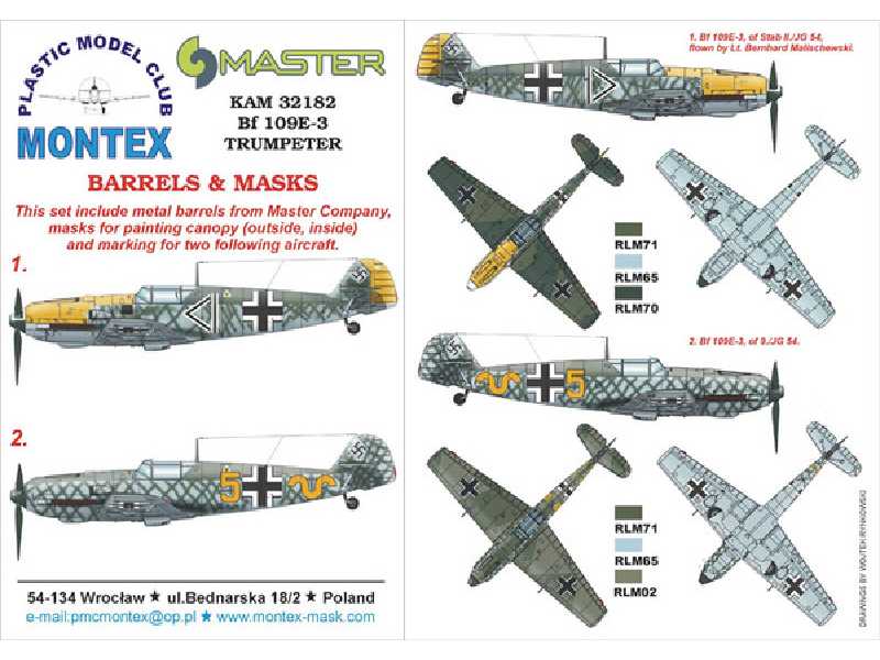 Bf 109E-3 TRUMPETER - zdjęcie 1 Bf 109E-3 TRUMPETER - zdjęcie 1