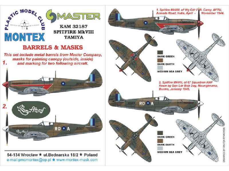 SPITFIRE VIII TAMIYA - zdjęcie 1