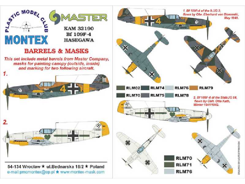 Bf 109F-4 Hasegawa - zdjęcie 1